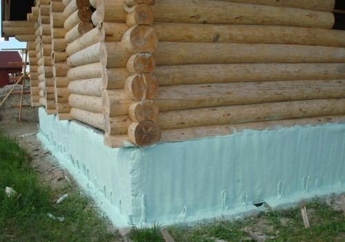 Утеплитель для фундамента деревянного дома