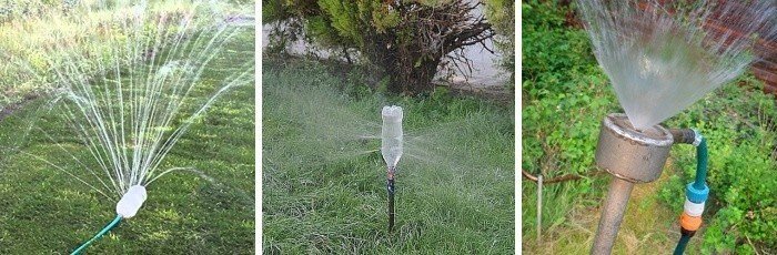 Разбрызгиватель воды для полива из пластиковых бутылок
