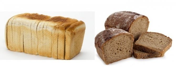 Черный и белый хлеб