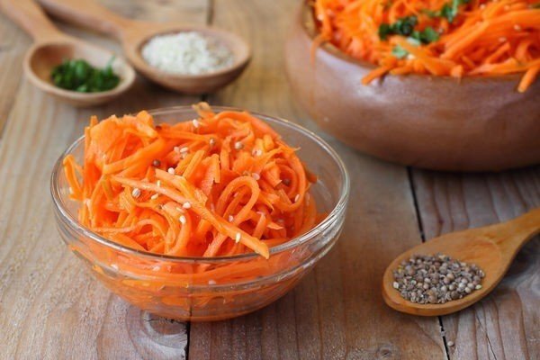 Салат из тыквы и моркови