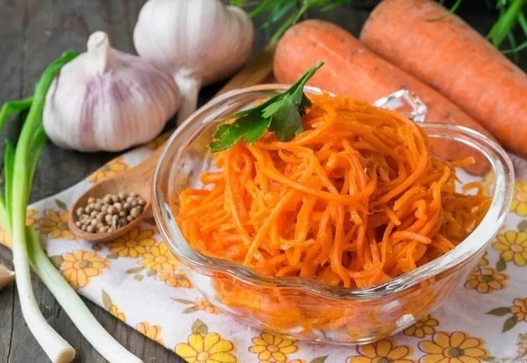 Морковча морковь по корейски